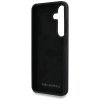 Etui Karl Lagerfeld Silicone Metal       Signature Logo do Samsung Galaxy S25 czarny